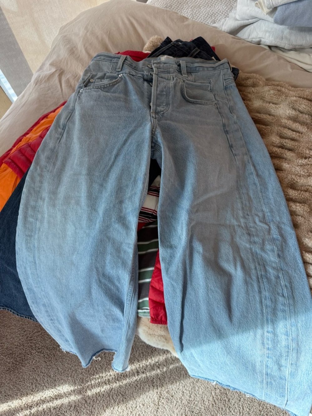 Citizens Of Humanity Light Blue Relaxed Fit Women’s Jeans